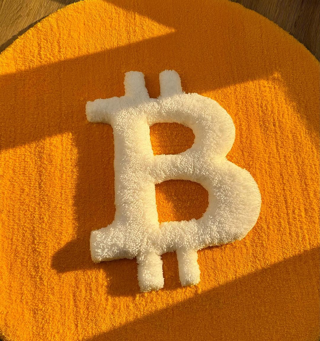 Bitcoin Hand Tufted New Zealand Wool Rug