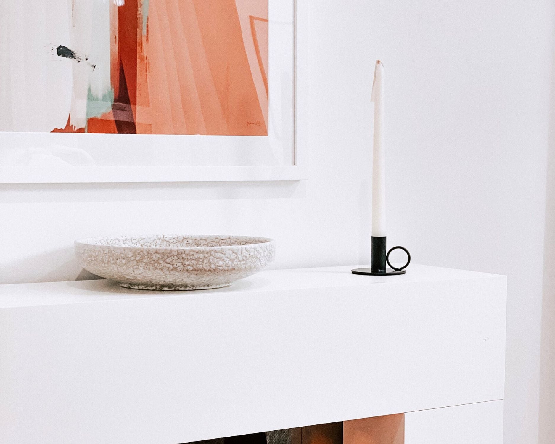 Mayfair Iron Black Candle Holder